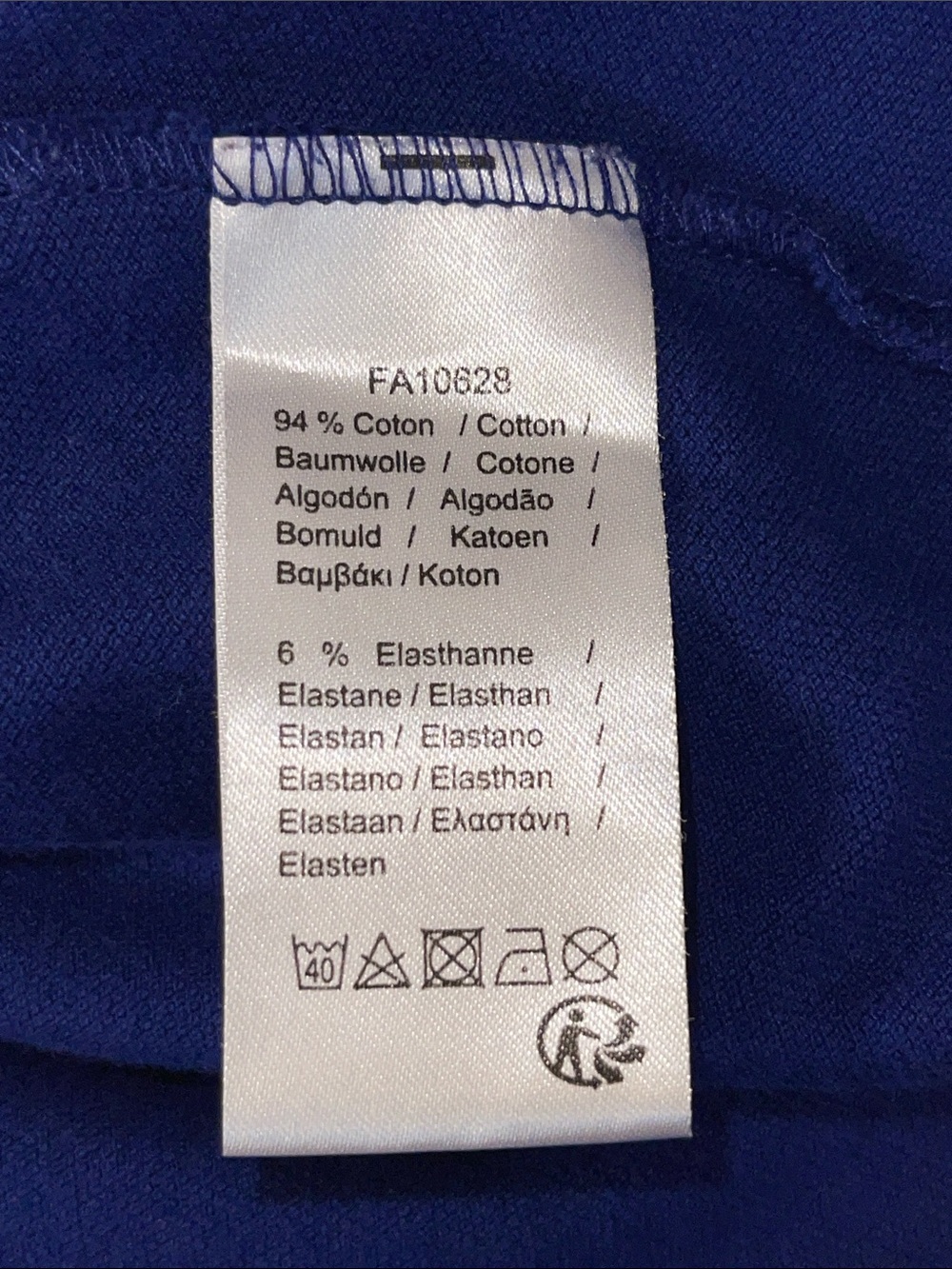Lacoste Men's Cobalt Blue Slim Fit Small Short-Sleeve Polo - Picture 4 of 4